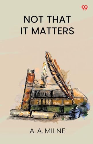 Not That It Matters — book cover